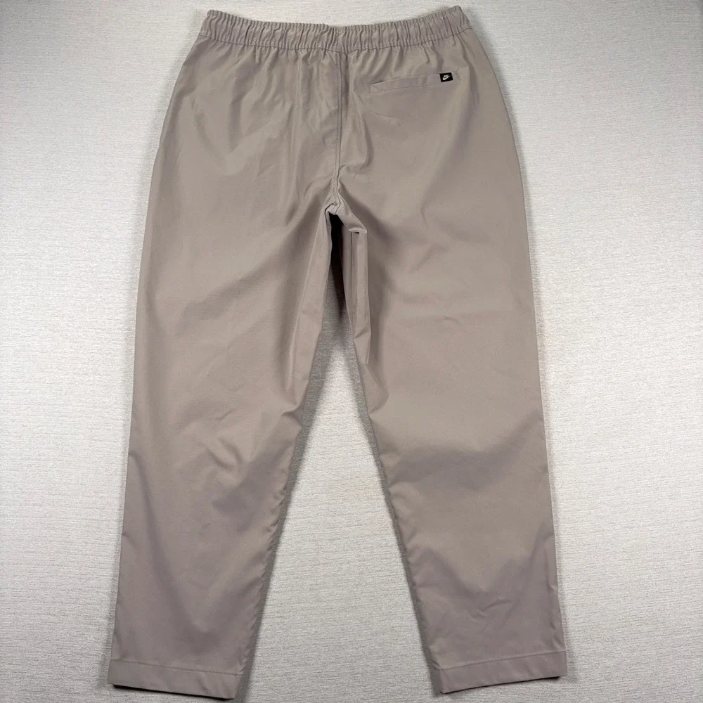 Nike Club Woven Tapered Pants Mens Size L College Gray Polyester Drawstring